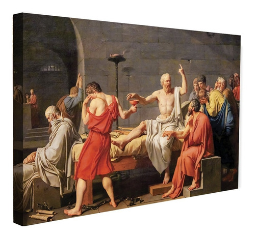 Cuadro Canvas La Muerte De Sócrates 30*40cm