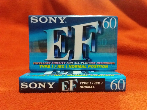 Cassette Sony Efb 60 - 60 Minutos Nuevo Sellado - 20 Soles