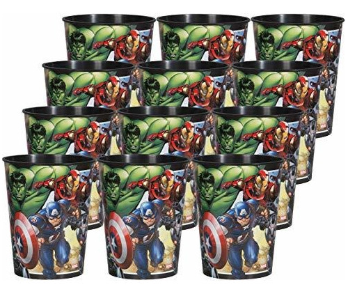 Marvel Avengers Birthday Party Supplies Set De 12 Tazas De P