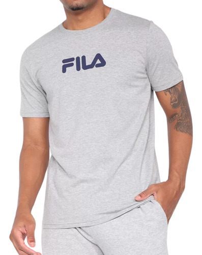 Camiseta Masculina Fila Letter Midi