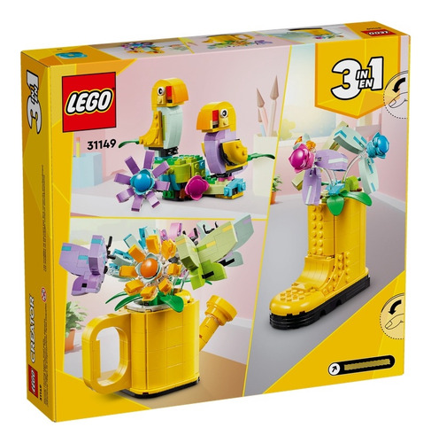 Lego Creator 3 En 1 31149 Flores En Regadera