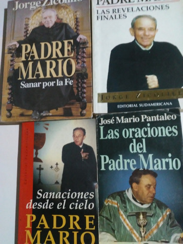 Lote 5 Libros Padre Mario Religiosos.precios X 5. Usados.