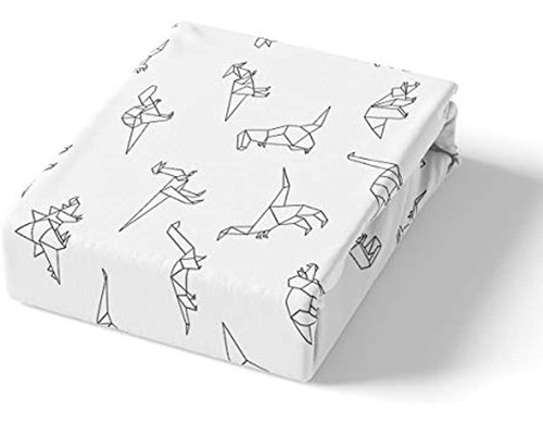 Juego De Cama De Dinosaurio De Origami Juego De Sábanas Con
