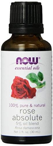 Now Foods Rose Absoluto 5% De Mezcla De Aceite De 1 Onza