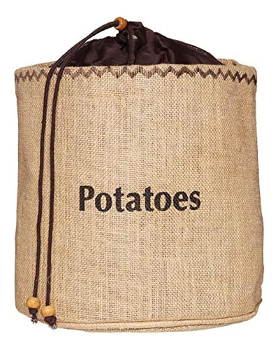 Kitchencraft Potato Bag With Blackout Lining, Hessian, ...