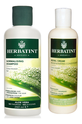 Herbatint Champú Normalizador Y Acondicionador De Crema Re.