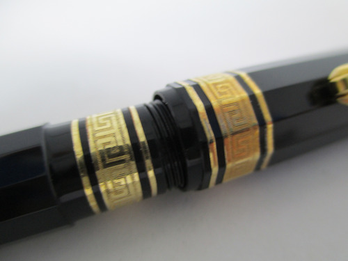 Caneta Tinteiro Omas Milord Paragon (ñ Visconti Aurora Delta Preto Preto