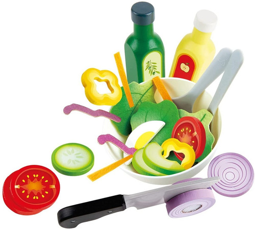 Set De Juego Ensalada Saludable Para Niños Y Niñas Hape