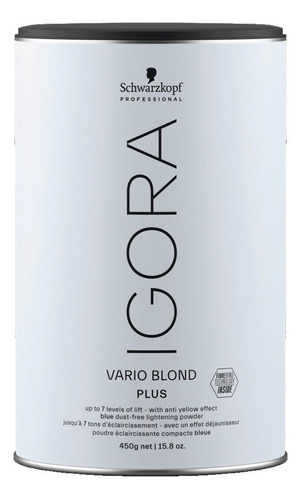 Polvo Decolorante Igora Vario Blond Plus X450gr Schwarzkopf