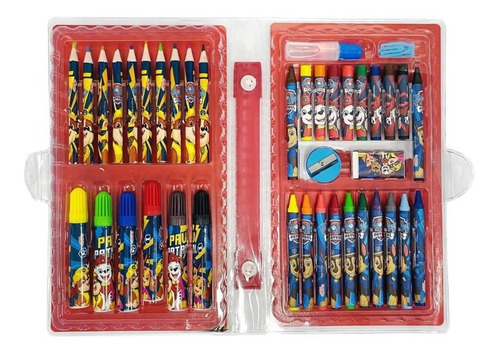 Set De Arte Paw Patrol 40 Piezas Marcadores Cresko