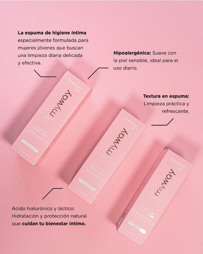 Jabón Intimo Hidratante Acido Hialurónico Y Láctico Sexitive