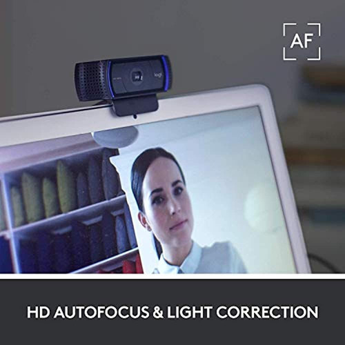 Imagen 2 de 5 de Camara Web Logitech C920e / C920 Hd, Videollamadas Y Grabac