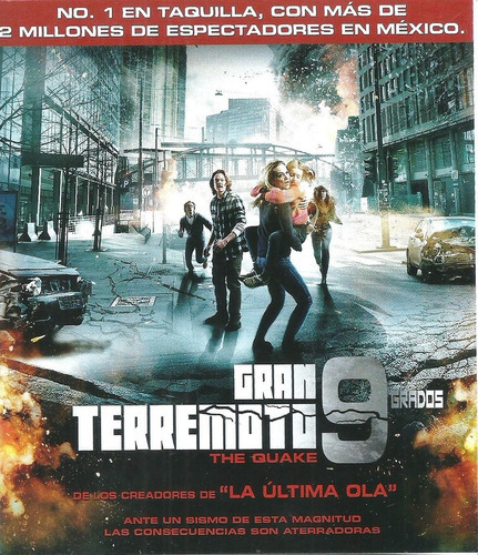 Gran Terremoto 9 Grados | Blu Ray Hang Tran Película Nueva