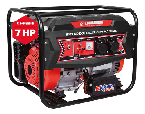 Generador 7hp Kommberg Monofásico 3100w Manual Kb-g3900e