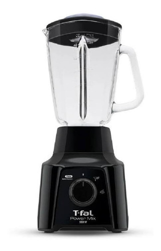 Licuadora 2 Vel + Pulso Vaso Vidrio 550 W Negra Tefal/t-fal