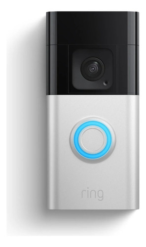Timbre para puerta Ring Battery Doorbell Plus inalámbrico plateado