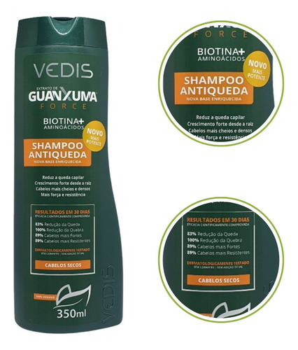 Kit Guanxuma Cabelos Normais A Secos - Vedis