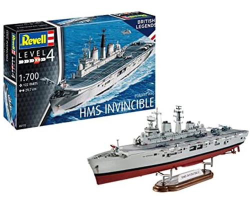 Kit de guerra Invincible Malvinas de Revell Hms 1/700 - 05172