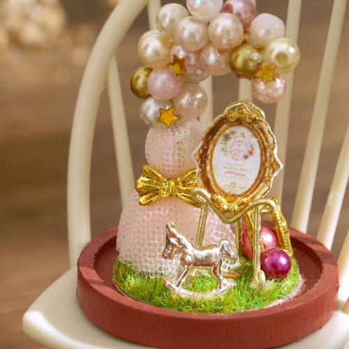 Decoración De Maqueta De Madera En Miniatura De Casa De Muñe