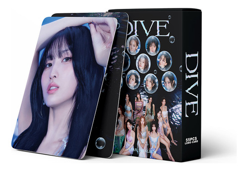 Twice-dive Album-55 Tarjetas Lomo Pequeñas+94 Pegatinas