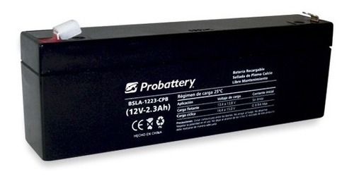 Batería Electrolito Absorbido Probattery Filmación 12v 2,3ah