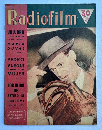 Radiofilm N° 214 Sandrini Maria Felix Agosto 1949