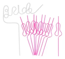 Comprar Popotes Para Despedida Soltera Anillos Bride Pack 10 Piezas