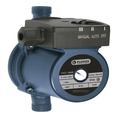 Imagen 1 de 10 de Bomba Presurizadora 100 W Automática 2 Baños Pluvius Pres100