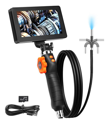 Endoscopio Vevor Articulado 180° Con Pantalla Hd 5