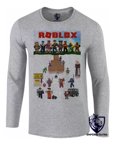 camiseta blusa roblox turma game jogo pc skin