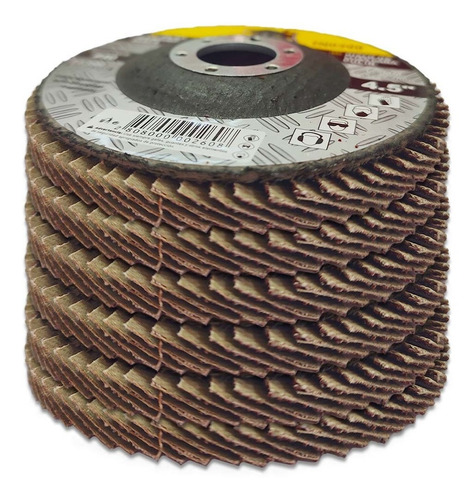 Imagen 3 de 4 de 10 Disco Lija Traslapado Flap Madera P40 115mm 13600rpm