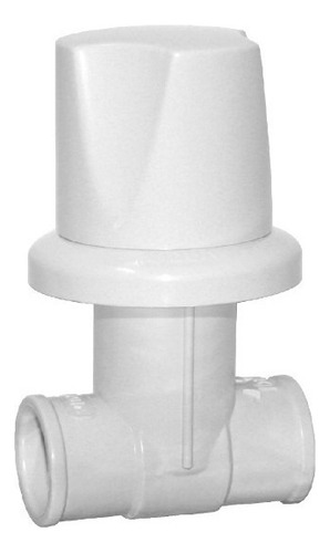 Registro Pressão Soldável Com Canopla Foz 20mm Branco Viqua