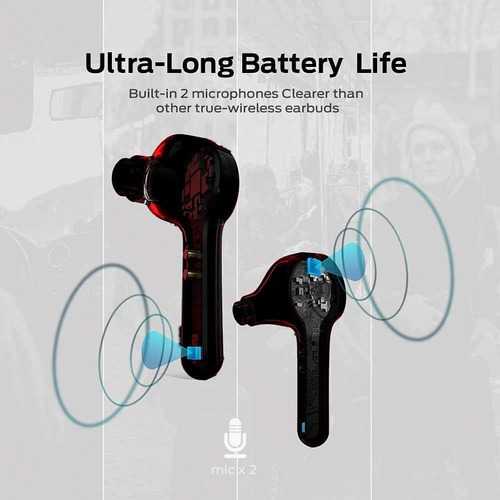 Monster Auriculares Inalámbricos Bluetooth 5.0 In-ear Con Fu