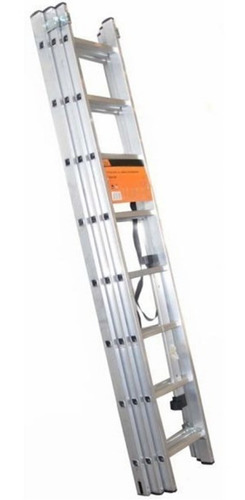Imagen 1 de 3 de Escalera Extension Aluminio 18 Pasos 136kg Trabajo Pesado
