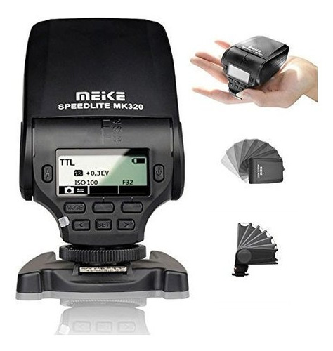Meike Mk320 Ttl Lcd Mini Flash De Flash Para Sony Mi A99 A77