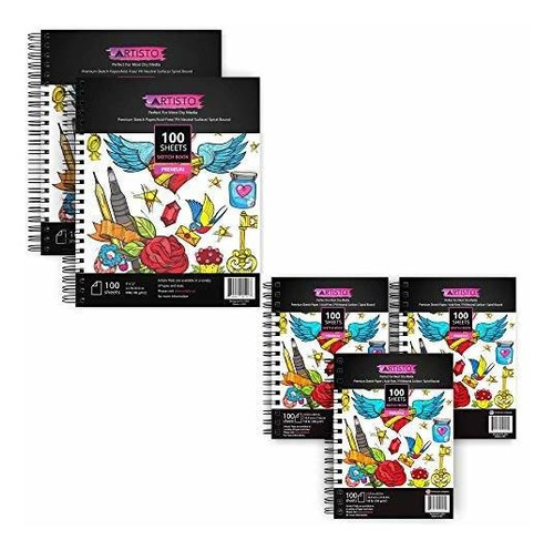 Cuadernos - Artisto Premium Sketch Book Set Bundle