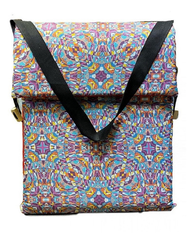 Imagen 2 de 8 de Reposera Plegable Lona Solyplaya Bolso Promo Porta Objeto