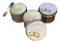 Comprar Souvenirs Casamientos Velas De Soja X 10 Personalizados