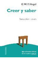 Libro Creer Y Saber : O La Filosofia-de-la-reflexion De L...