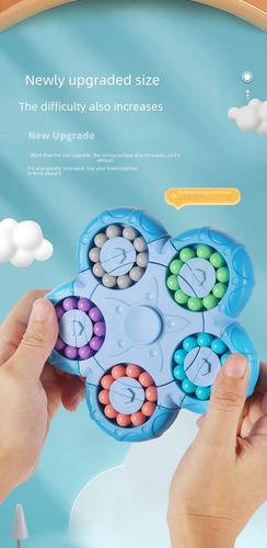 Juguete Magic Bean Gyro Cube Para Aliviar El Estrés Para Niñ
