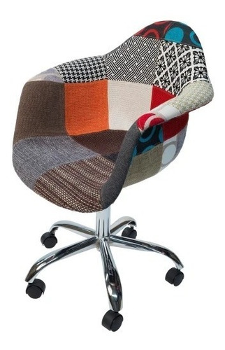 Sillon Silla Patchwork Daw Eames Giratoria - Alto Impacto