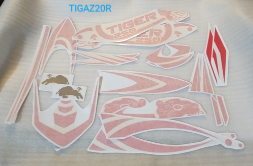 Juego De Calcomanias Para Motocicleta Tiger 250
