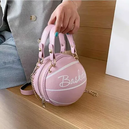 Bolsa Cartera En Forma De Bal n De B squetbol
