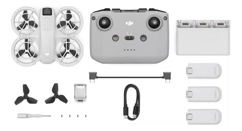 Dron Combinado Dji Neo Fly More Combo, 3 Baterías Grises