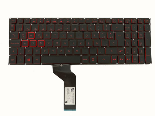 Teclado Para Acer Nitro 5 An515 51 52 53 41 42 31  Español 