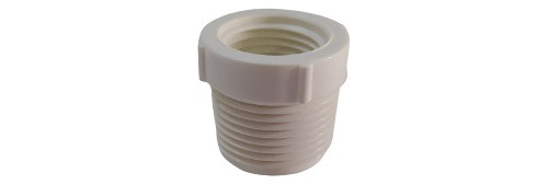 Bushing Reduccion Pvc 3/4  X 1/2  PuLG C/rosca, 12 Unidades