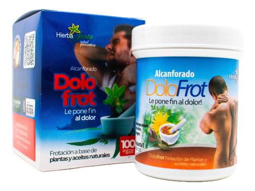 Ungüento Hierba Santa Dolofrot Alcanforado 100 Gr.