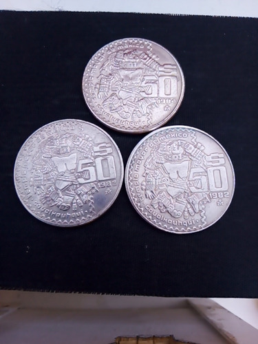 Colección Completa Monedas Mexicanas 50 Pesos Coyolxauhqui.