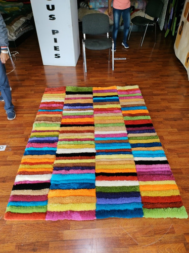 Tapete Alfombra Hecha A Mano En Colombia 1.50 X 2.00 Mts 