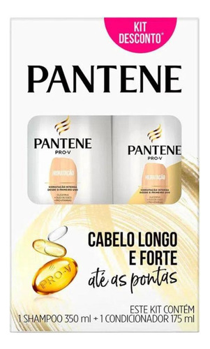 Shampoo 350ml + Condicionador 175ml Pantene Hidratação